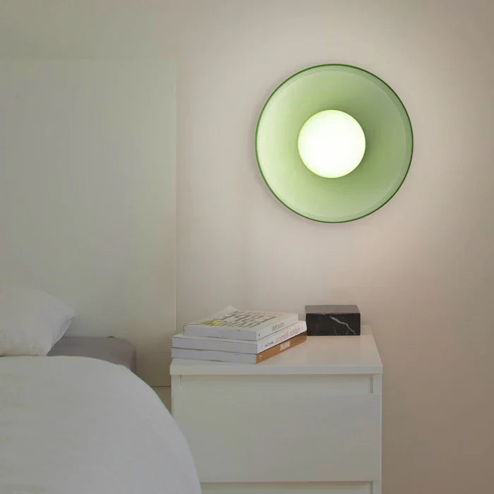 Cove | Glass Ceiling Light with Ring Shade