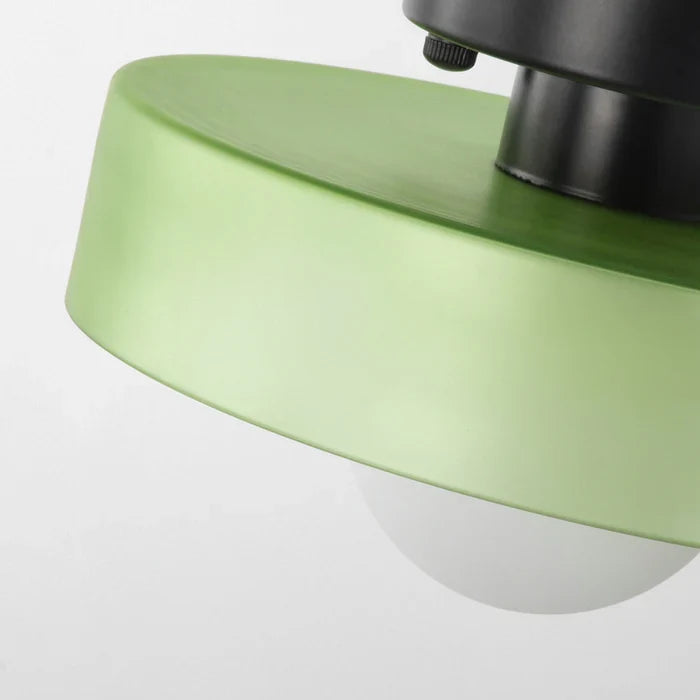 Cove | Glass Ceiling Light with Ring Shade