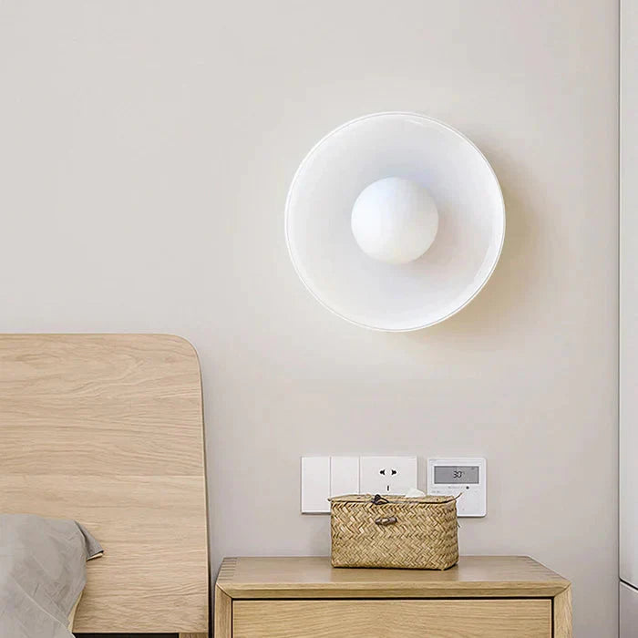 Cove | Glass Ceiling Light with Ring Shade
