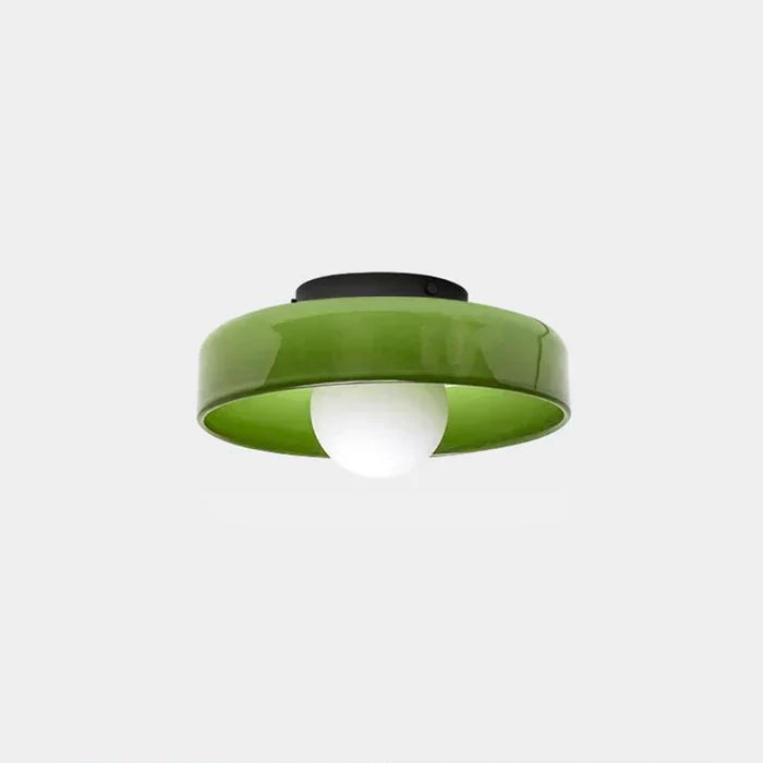Cove | Glass Ceiling Light with Ring Shade