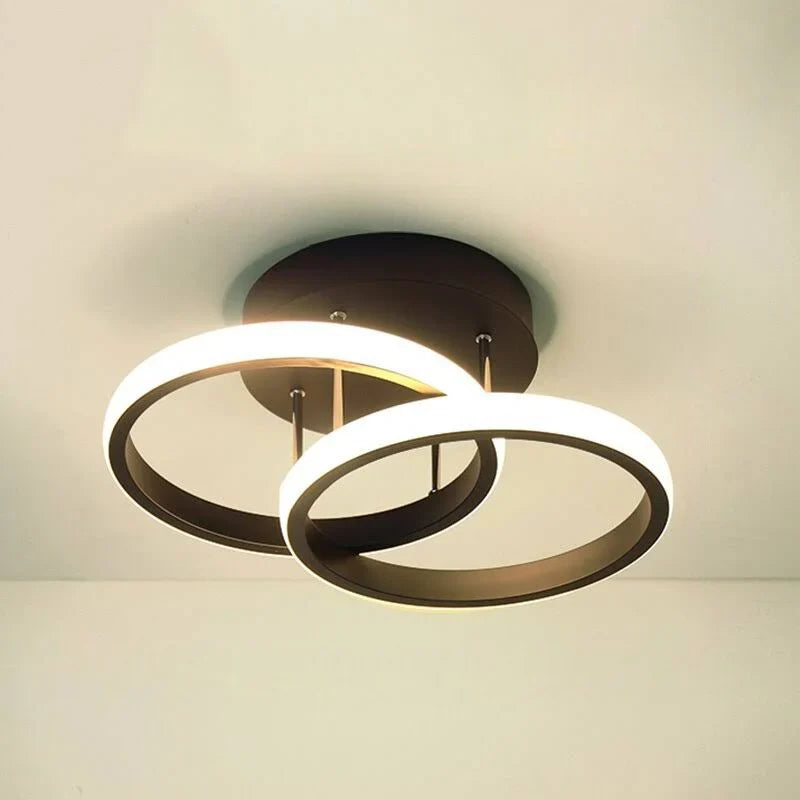 Elloria | LED Ceiling Light with Geometric Curves