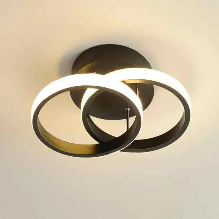 Elloria | LED Ceiling Light with Geometric Curves
