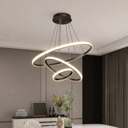 Linden | LED Spiral Ring Pendant Light