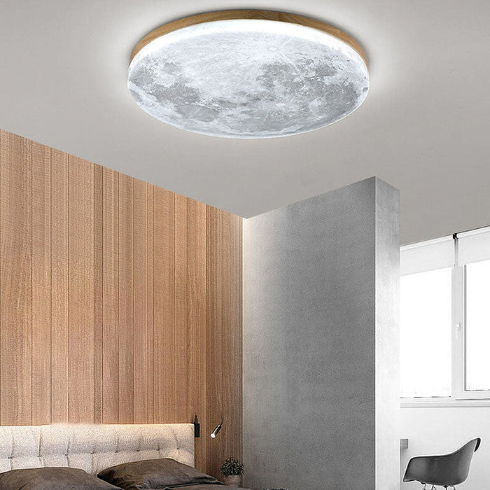 Kithara | Moon Print LED Ceiling Light
