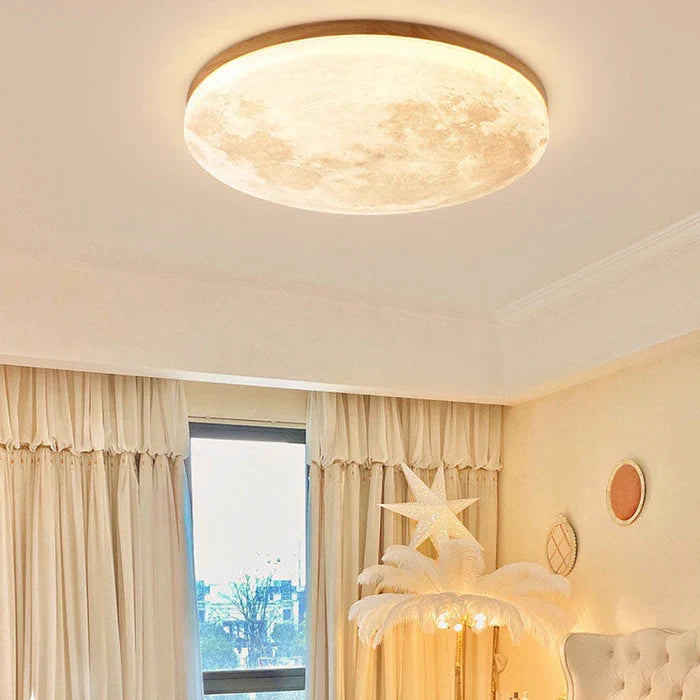 Kithara | Moon Print LED Ceiling Light