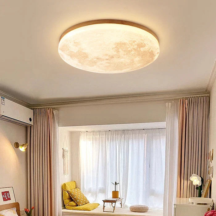 Kithara | Moon Print LED Ceiling Light