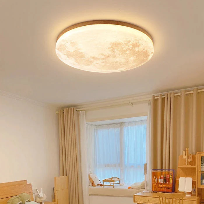 Kithara | Moon Print LED Ceiling Light