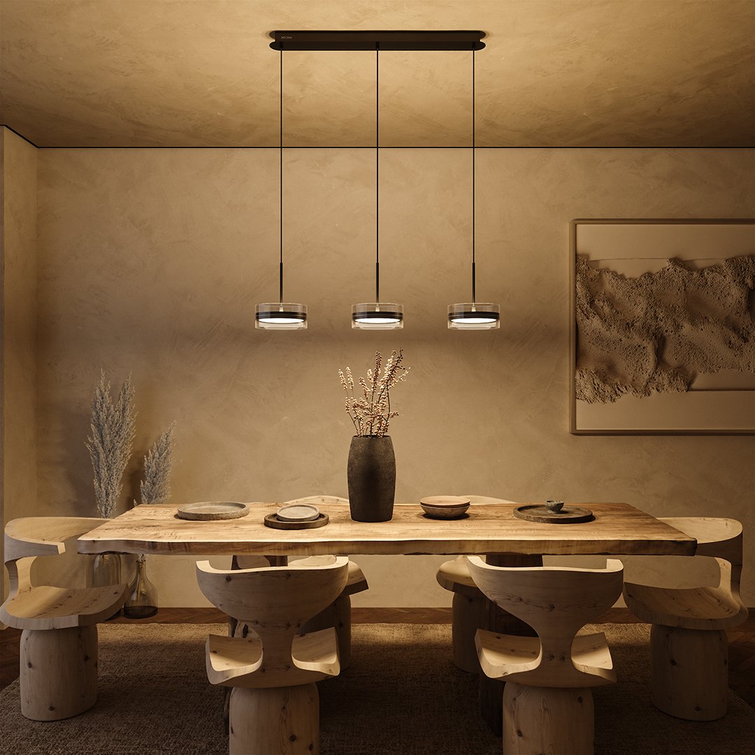 Halcyon | Chrome LED Pendant & Floor Lamp Set