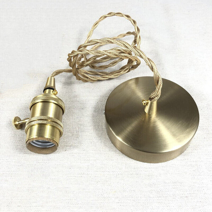 Bay | Ribbed Glass Pendant Light with Brass Fitting