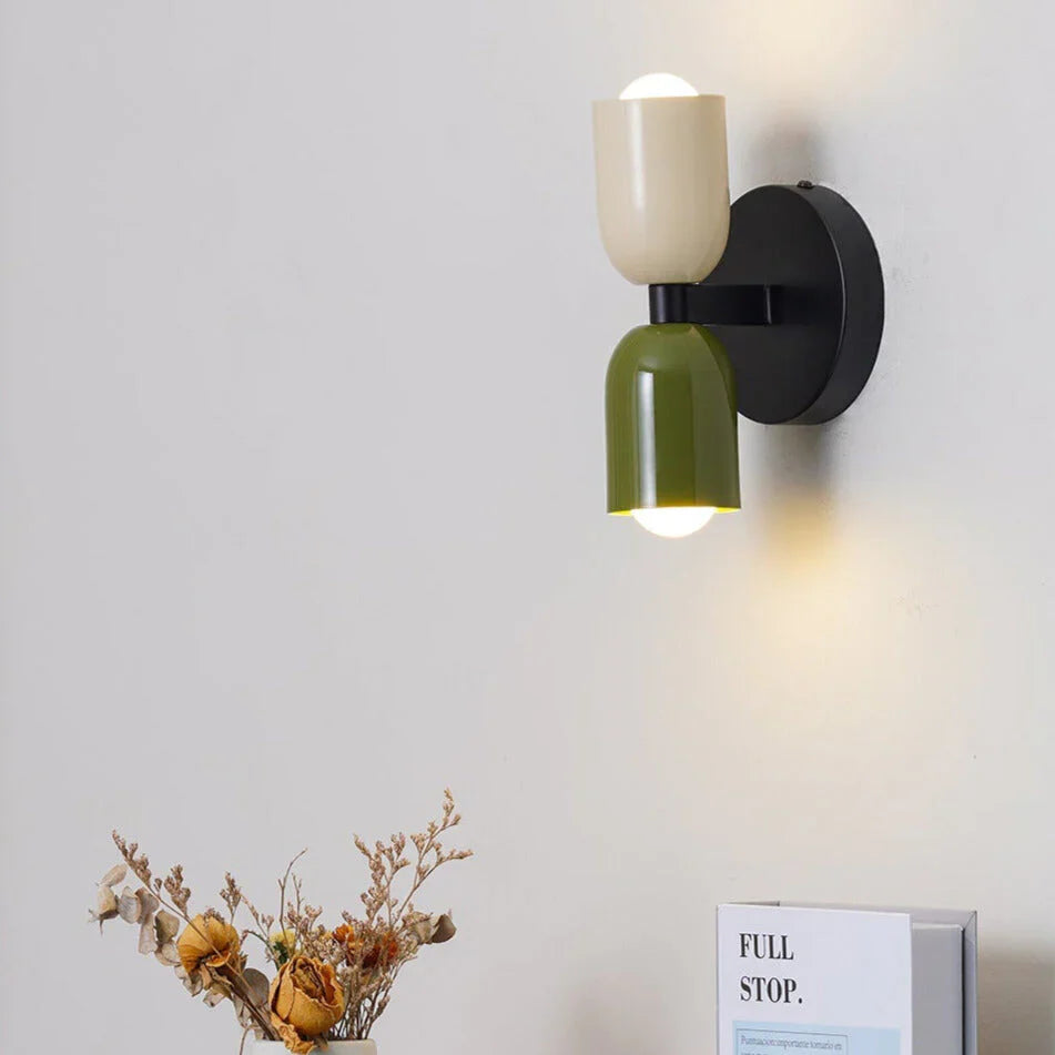 Lunetta | Two-Tone Ceramic Wall Sconce