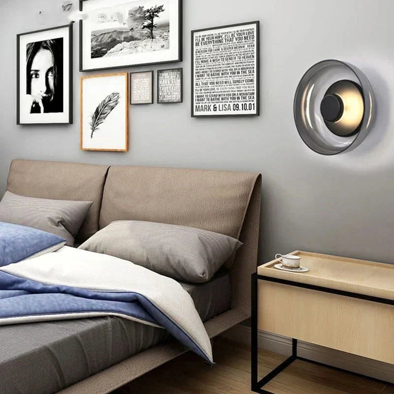 Cydonia | Round Glass Wall Light