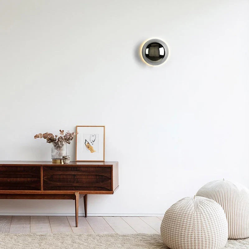Sorrel | LED Globe Wall Light with Halo Effect