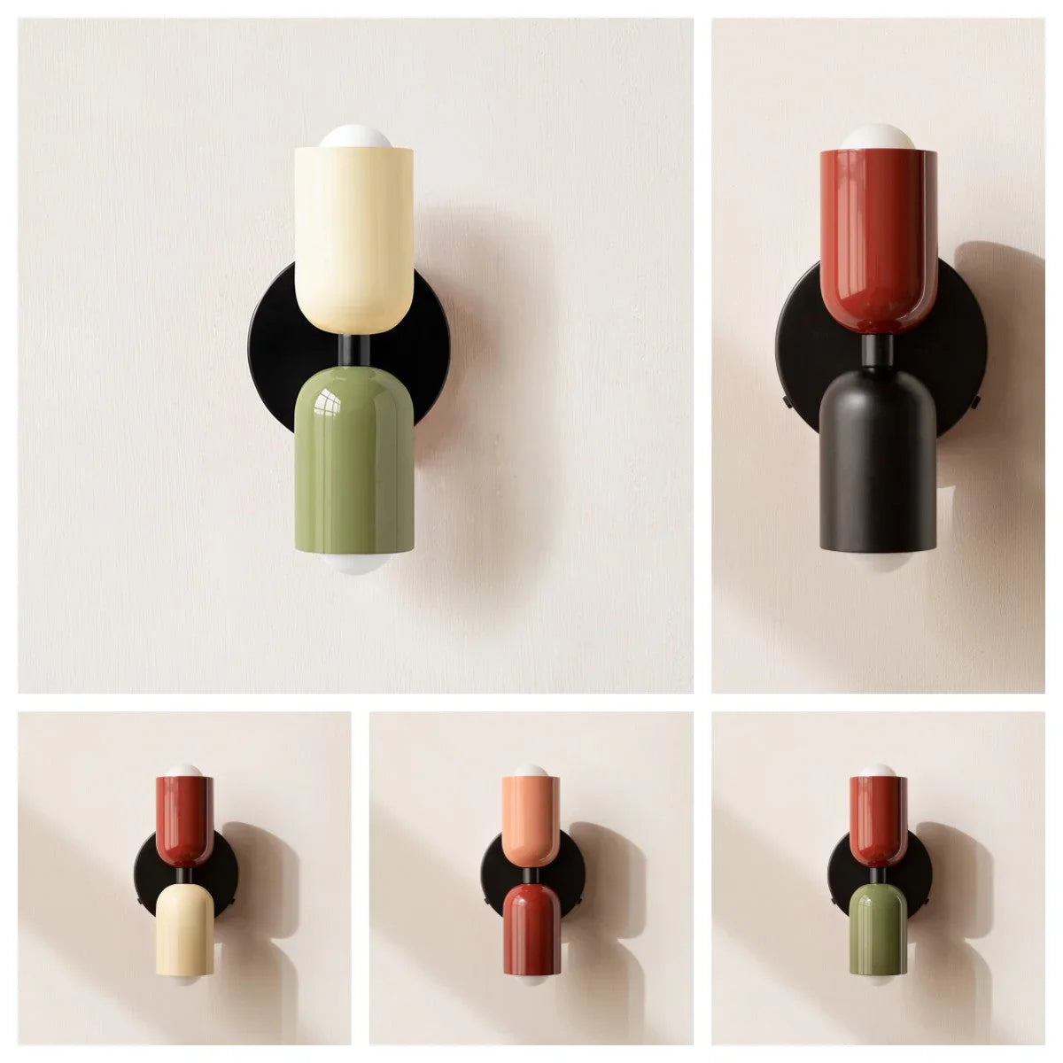 Lunetta | Two-Tone Ceramic Wall Sconce