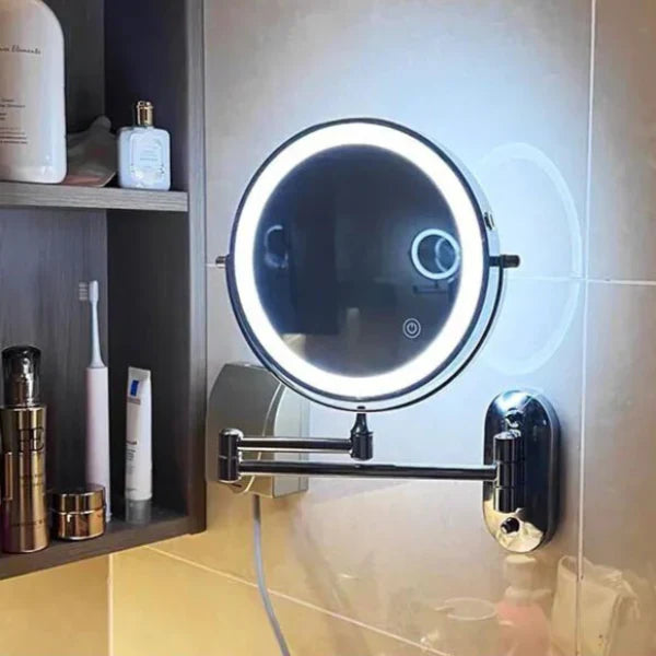Ravina | Wall-Mounted LED Magnifying Mirror