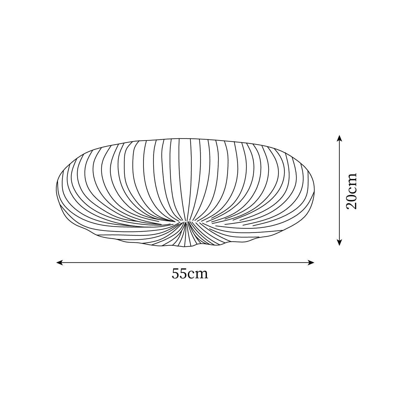 Lumira | Shell-Inspired Ceiling Light Fixture