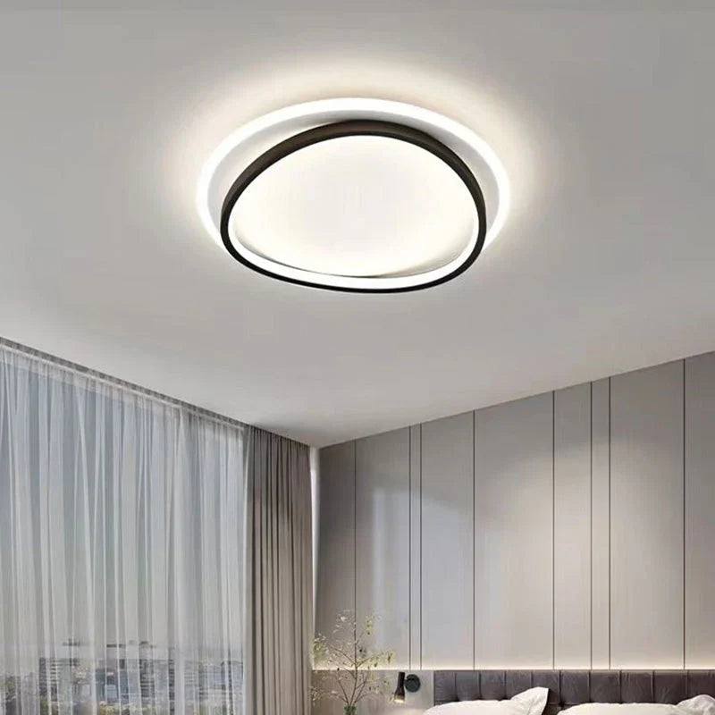 Phaedra | Modern LED Ceiling Light with Geometric Rings