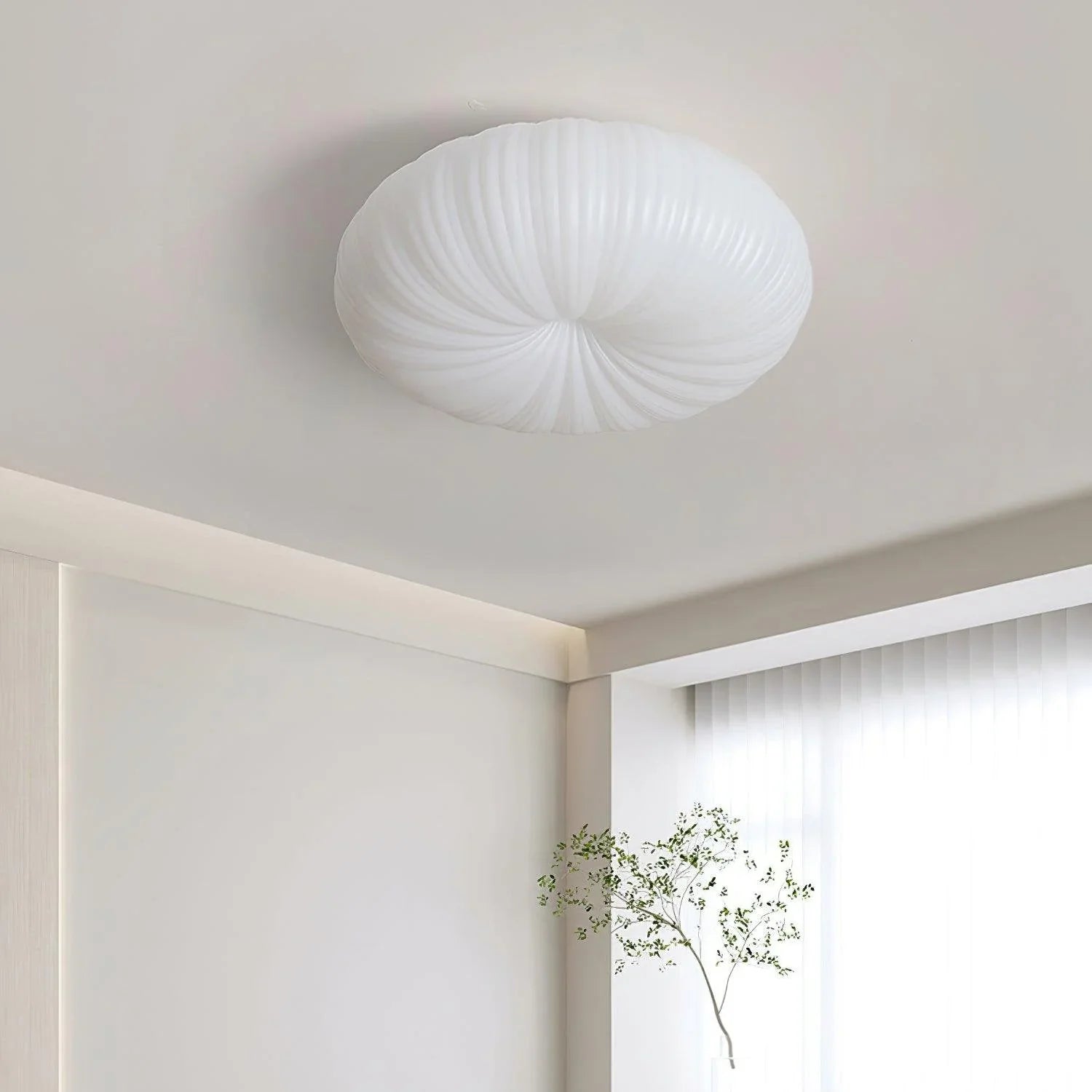 Lumira | Shell-Inspired Ceiling Light Fixture
