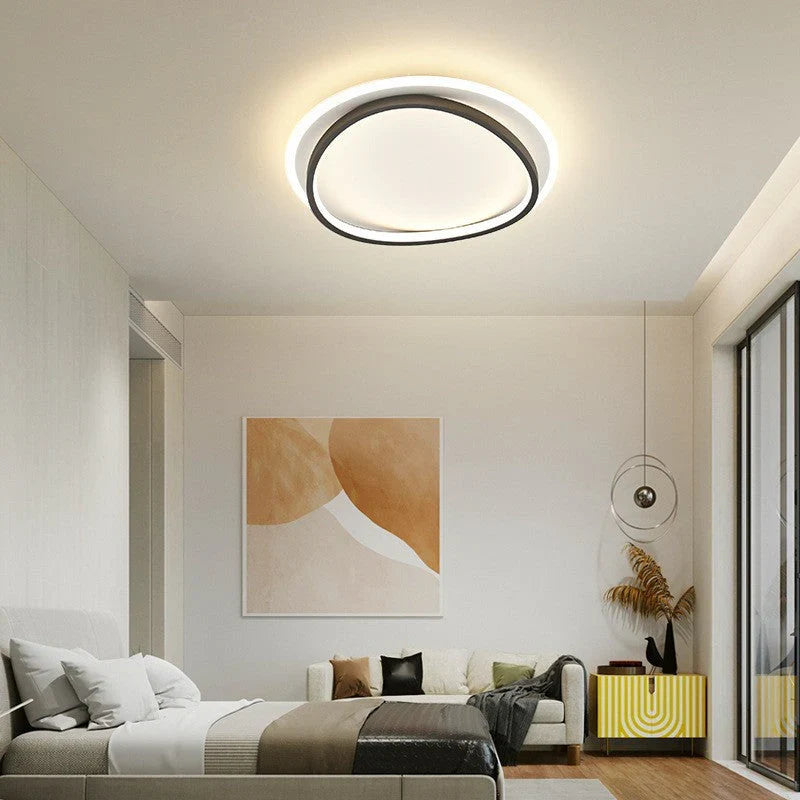 Phaedra | Modern LED Ceiling Light with Geometric Rings
