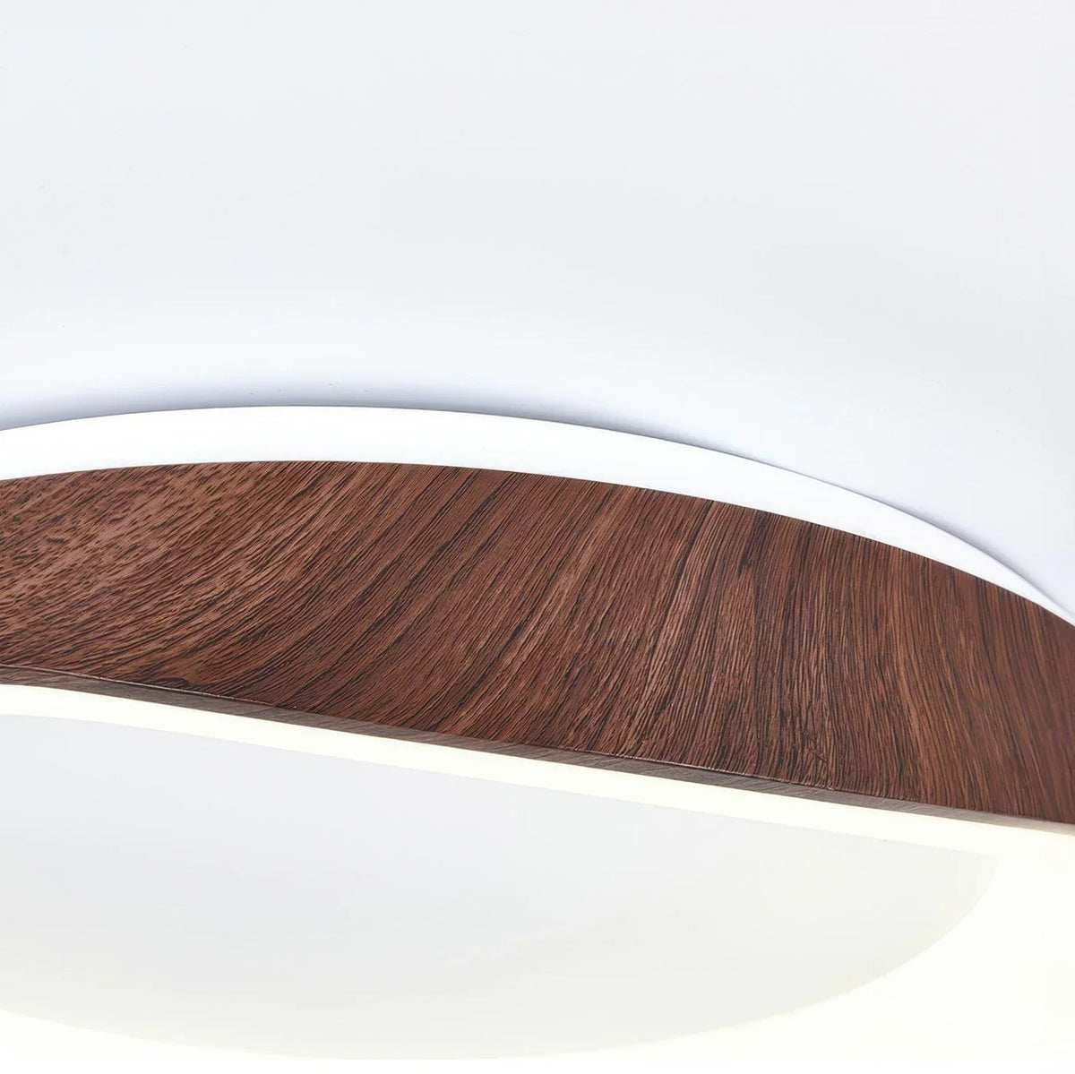 Penrose | LED Ceiling Light with Wood-Effect Trim