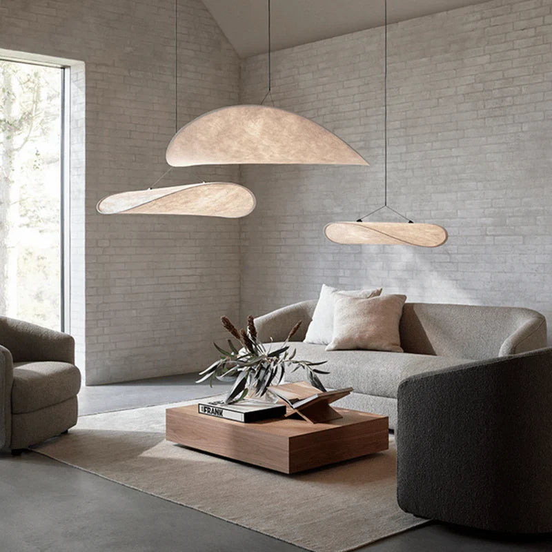 Kamelis | Organic Wood Grain LED Pendant Light