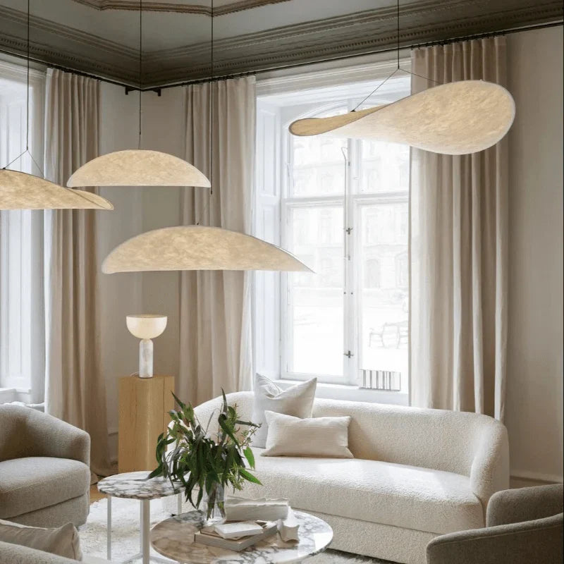 Kamelis | Organic Wood Grain LED Pendant Light