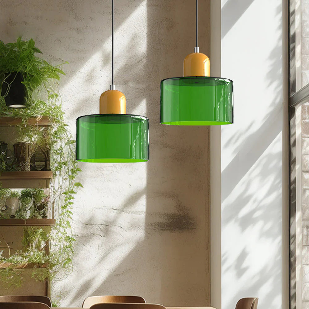 Caspian | Two-Tone Glass Pendant Light